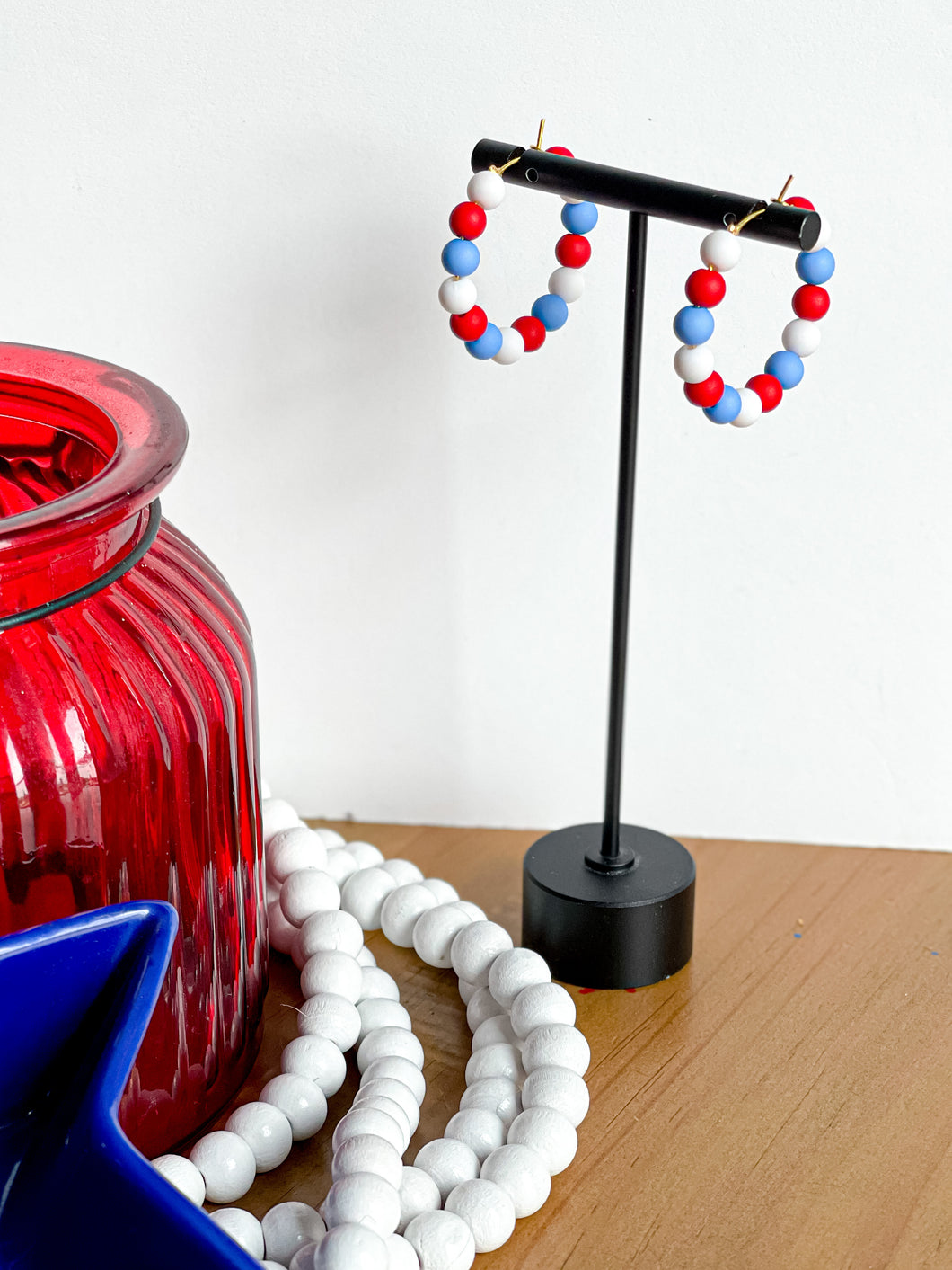 The Gumball Hoop- Red, White and Light Blue