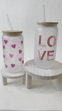 Load and play video in Gallery viewer, Frosted 11oz Mug- So Many Hearts

